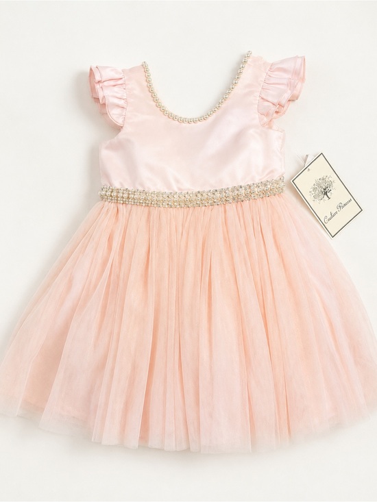 Couture Princess Other - Couture Princess Toddler Girl Pink Party Dress 2T Pearl Tulle NWT